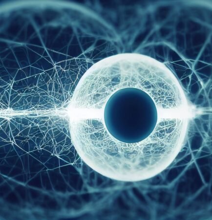 Onde sonore numérique évoquant une voix générée par intelligence artificielle