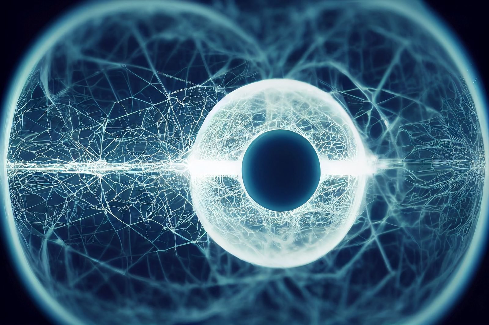 Onde sonore numérique évoquant une voix générée par intelligence artificielle