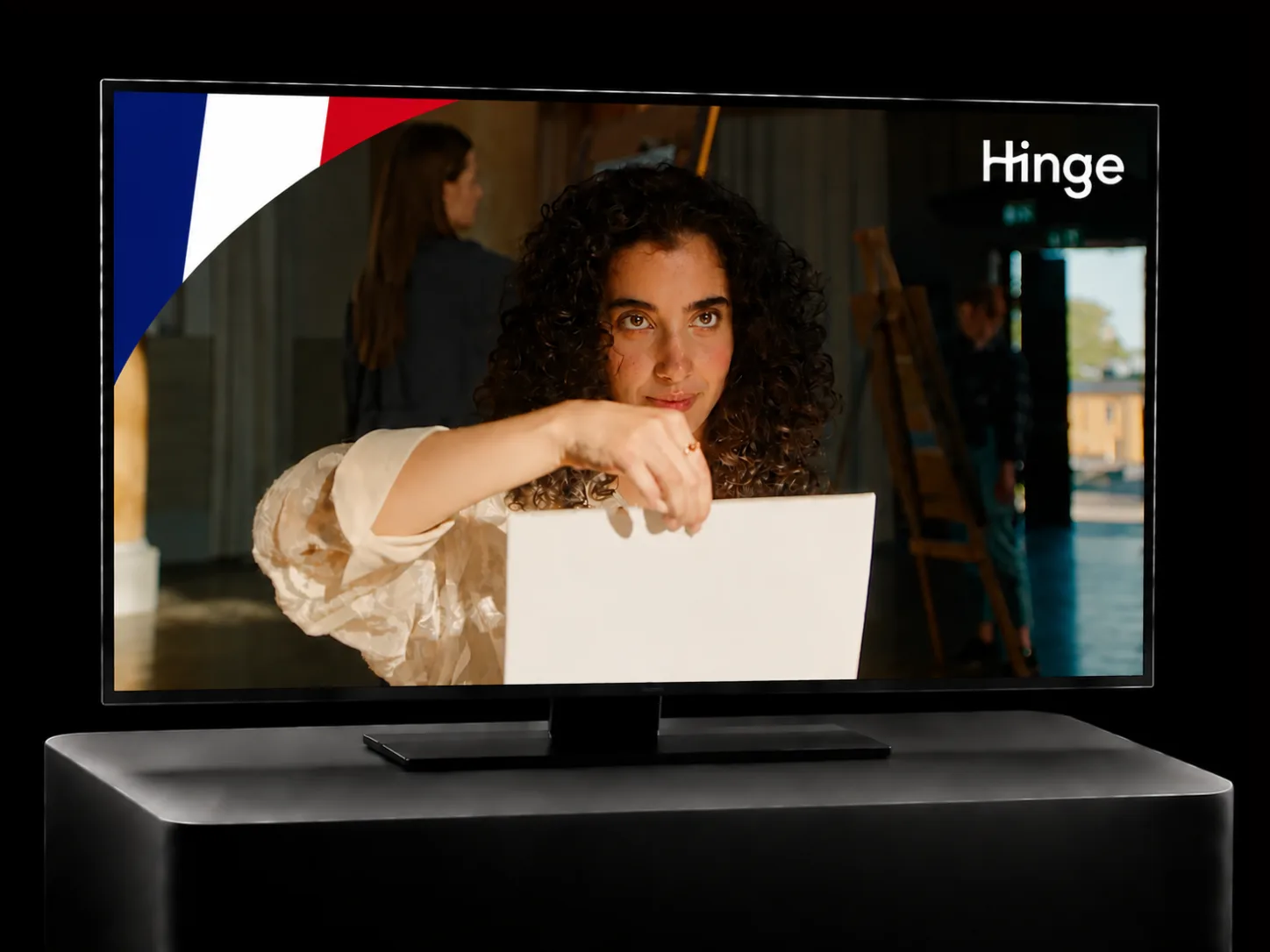 Hinge : maquette d'écran du second film, version française
