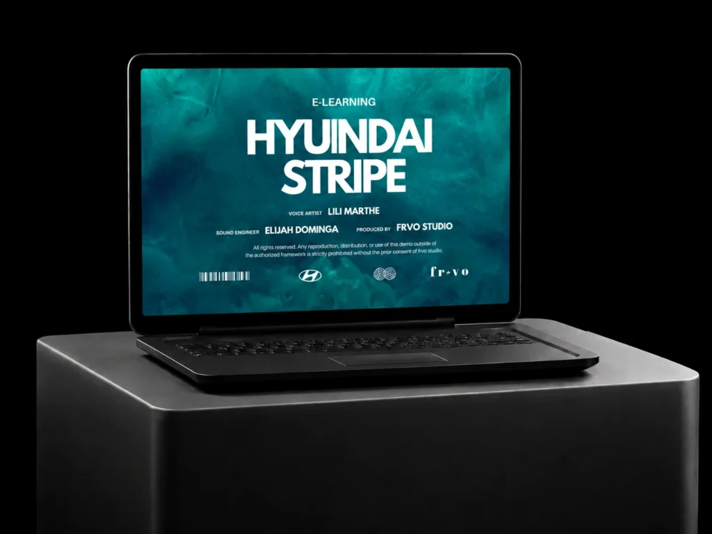 Projet Hyundai : maquette d'écran présentant la campagne