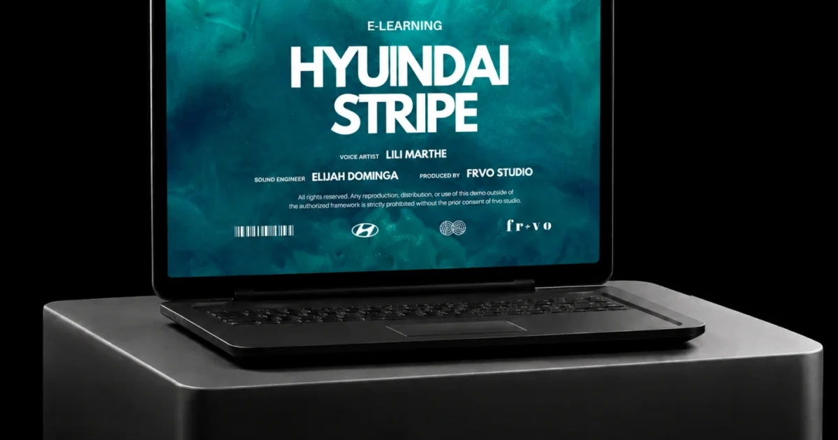 Projet Hyundai : maquette d'écran présentant la campagne