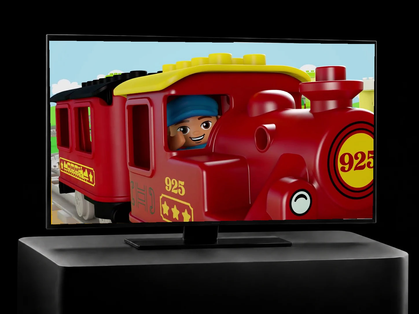LEGO DUPLO : maquette d'écran du clip La chanson du train en français