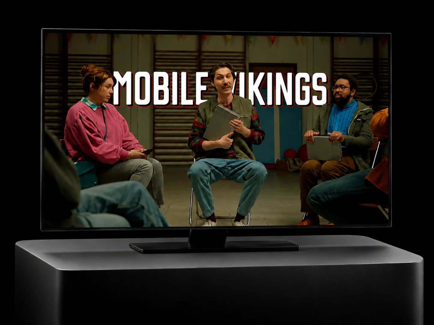 Projet Mobile Vikings : maquette d'écran du spot télévision