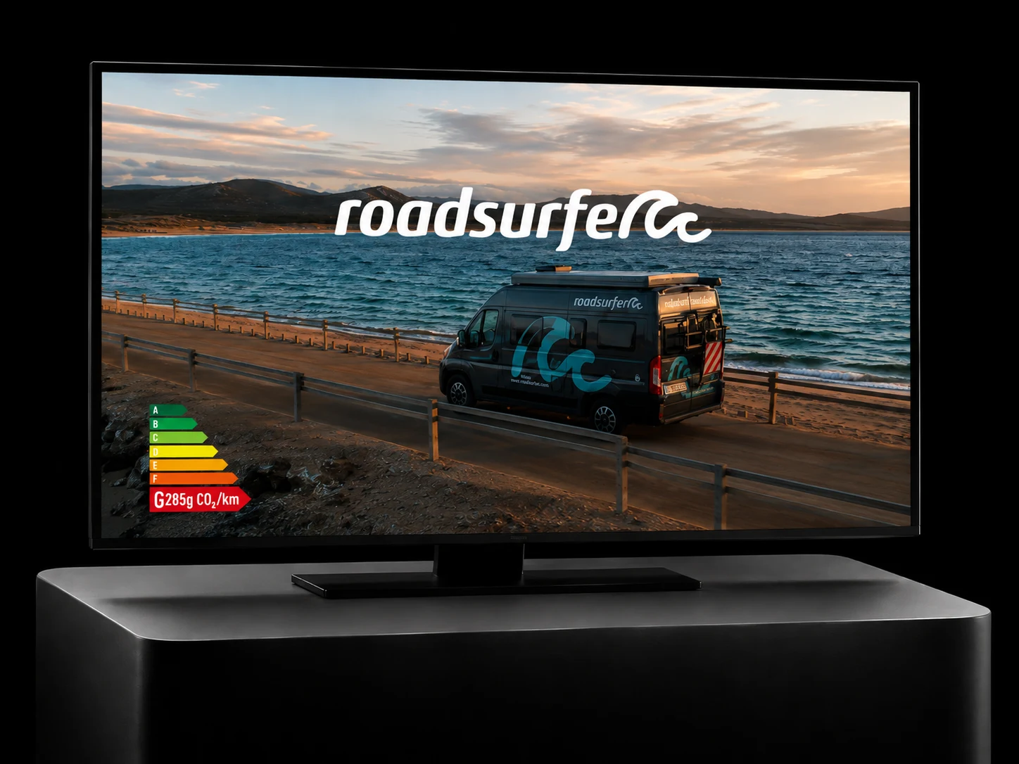 Projet Roadsurfer : maquette d'écran présentant la campagne